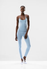 LIFE Essential Cami Halter Top - RIPPLE BLUE
