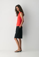 Smooth Matter™ Gallery Top - CHERRYBOMB RED