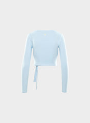 BUTTER Focal Wrap Longsleeve - VILLA BLUE