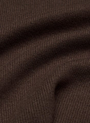 HomeStretch™ Rib Tune Waist T-Shirt - RICH MOCHA BROWN