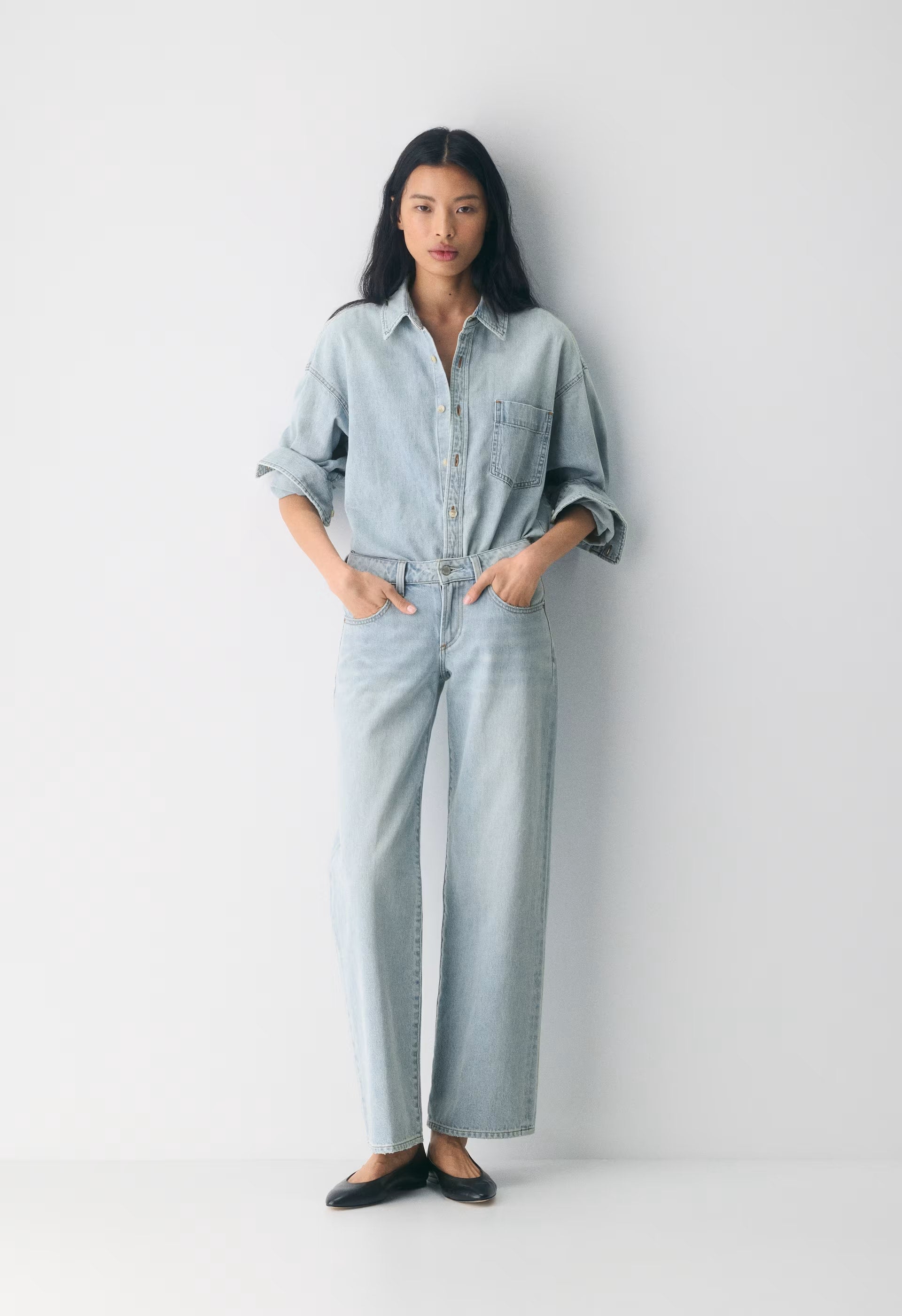 Denim Forum The '80s Comfy Denim Shirt - 15 YRS BRL THR BLEU
