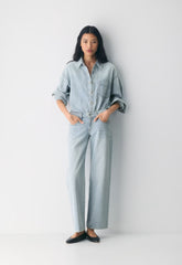 Denim Forum The '80s Comfy Denim Shirt - 15 YRS BRL THR BLEU