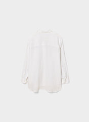 Reminisce Relaxed Linen Shirt - MTCHLL STRP WT/NTRL EC