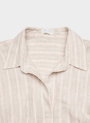 Portofino Linen Shirt - BRILY STRP MTTP/KLPK