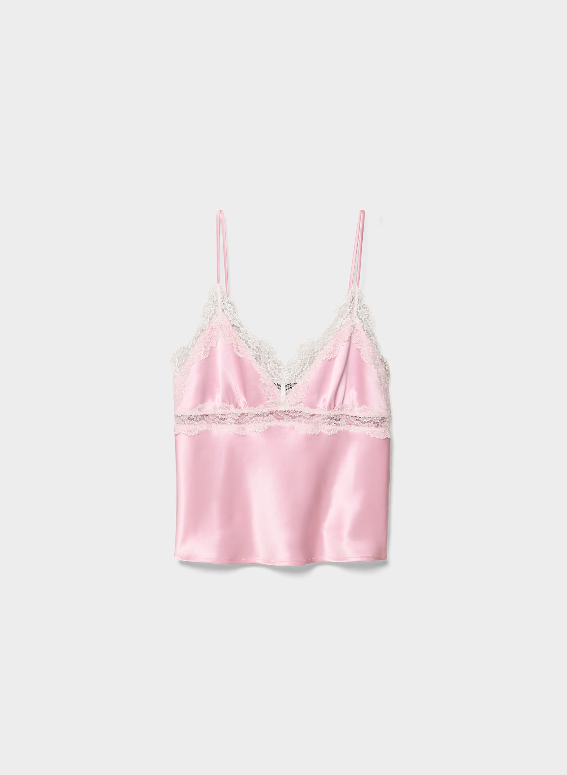 Foxtrot Satin Camisole - MLKSHK PNK/LGHT BRCH