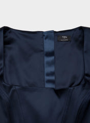 Caprice Satin Bustier - ADMIRAL