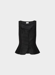 Octavo Bustier - CruiseLinen™ - BLACK