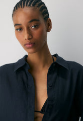 Sail Linen Shirt - ADMIRAL