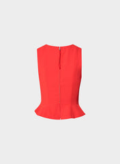 Rhodora Bustier - Crepette™ - CHERRYBOMB RED
