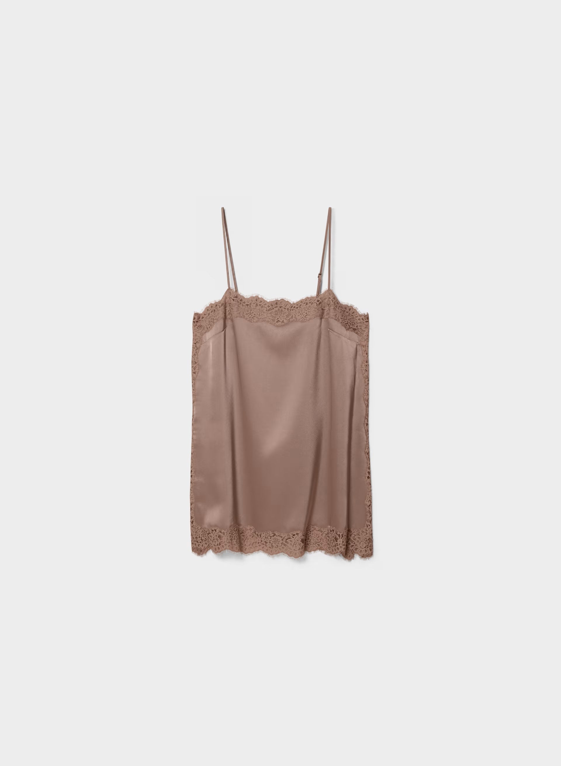 Serif Satin Camisole - DSTY MAUVE/DST MAUVE