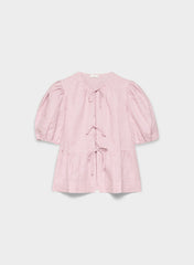 Violette Linen Blouse - SRPN CK LT BR/SWT P PL