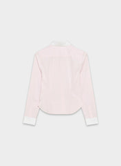 Chronicle Slim Poplin Shirt - MLKSK PK/BRT WT/BRT WT