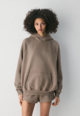 Cozy Sweatfleece Mega Raglan™ Hoodie - NOMAD TAUPE