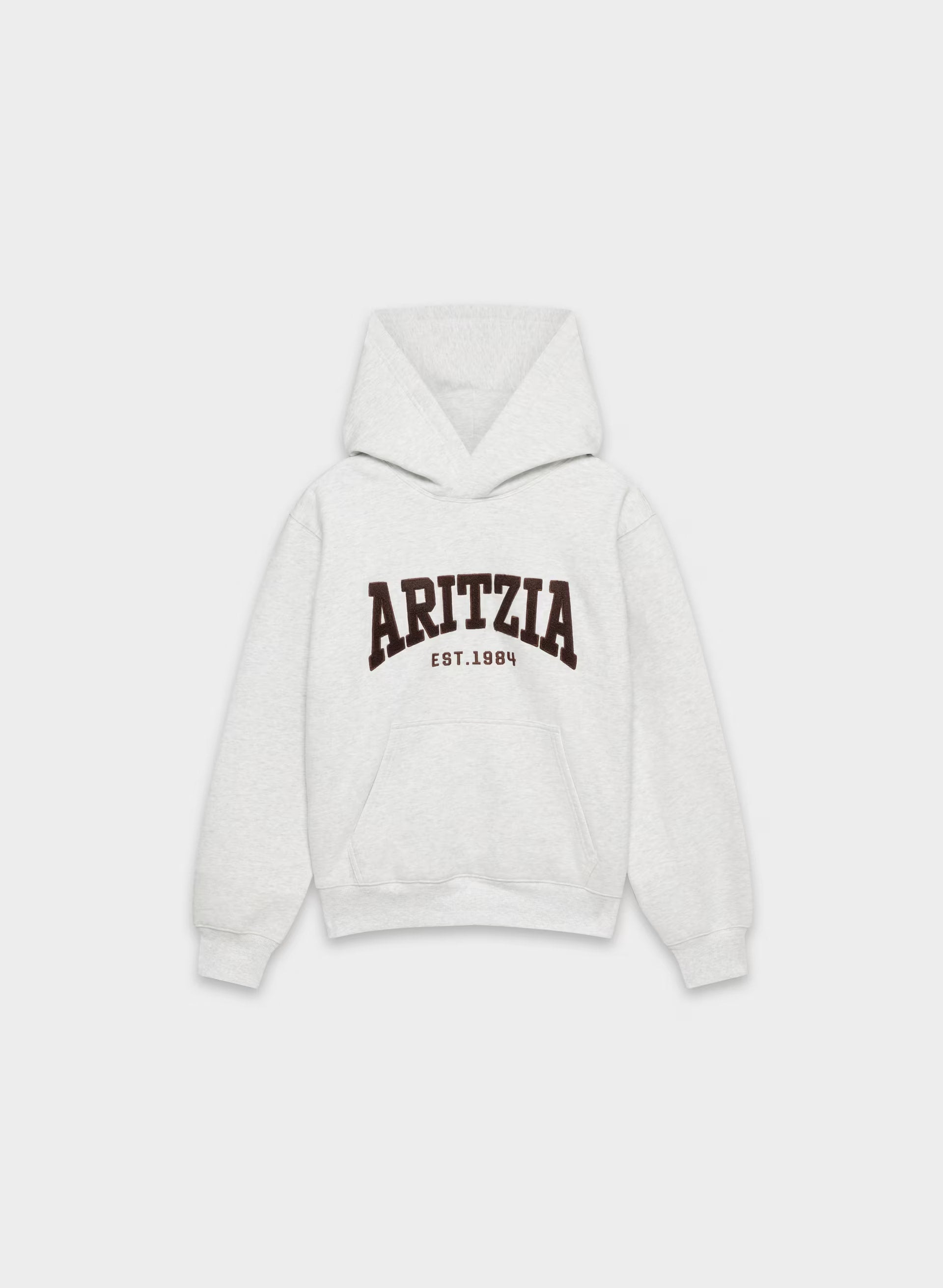 Cozy Sweatfleece Perfect Hoodie - H CLD WHT/RCH MCH BRN