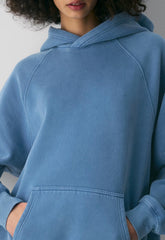 Cozy Sweatfleece Mega Raglan™ Hoodie - NO-STRESS LIGHT BLUE