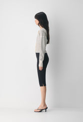 Golightly Cardigan - Wonder Yarn - LT BIRCH/ ADMIRAL