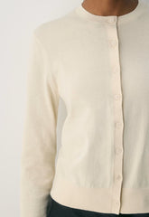 Noteworthy Cardigan - WHITE SHADOW