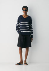 Simpatico Sweater - ADMIRAL/ LIGHT BIRCH