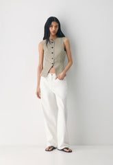 CruiseLinen™ Regal Vest - SRPHN CHCK L BH/CL BR