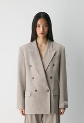 Enact Wool Blazer - HEATHER LIGHT NUTMEG