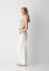 Pacino Vest - PowerLinen™ - UNDYED DARK ECRU