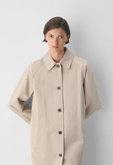 The Regent Trench Coat - Rich Twill - MARCONA BEIGE