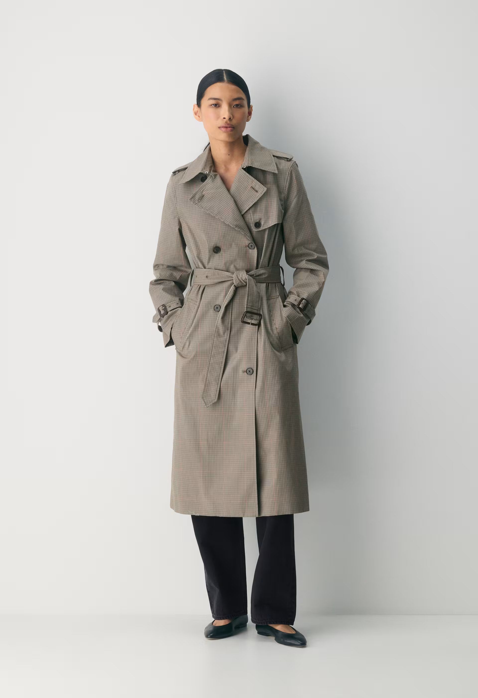 The Finch Trench Coat - City Twill - WSHRT CK ND TP/ANS BRN