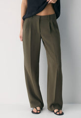 The Effortless Pant™ Lo-Rise - Crepette™ - DARK OLIVE