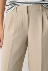 The Effortless Pant™ Lo-Rise - Crepette™ - MARCONA BEIGE