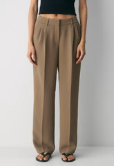 The Effortless Pant™ Lo-Rise - Crepette™ - FOLIO TAUPE