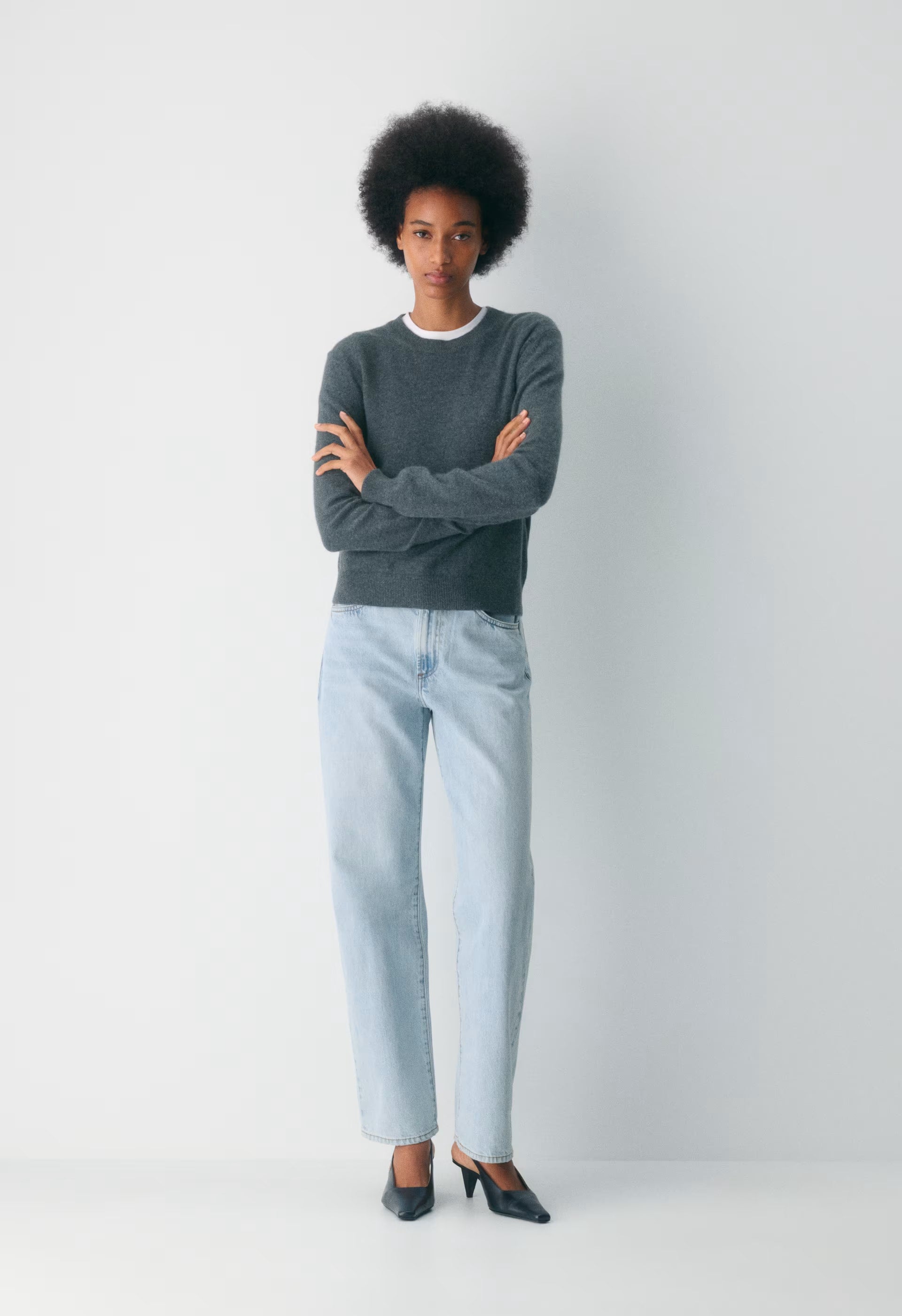 Denim Forum The '90s Marlo Hi-Rise Baggy Jean - 15 YRS BRL THR BLEU