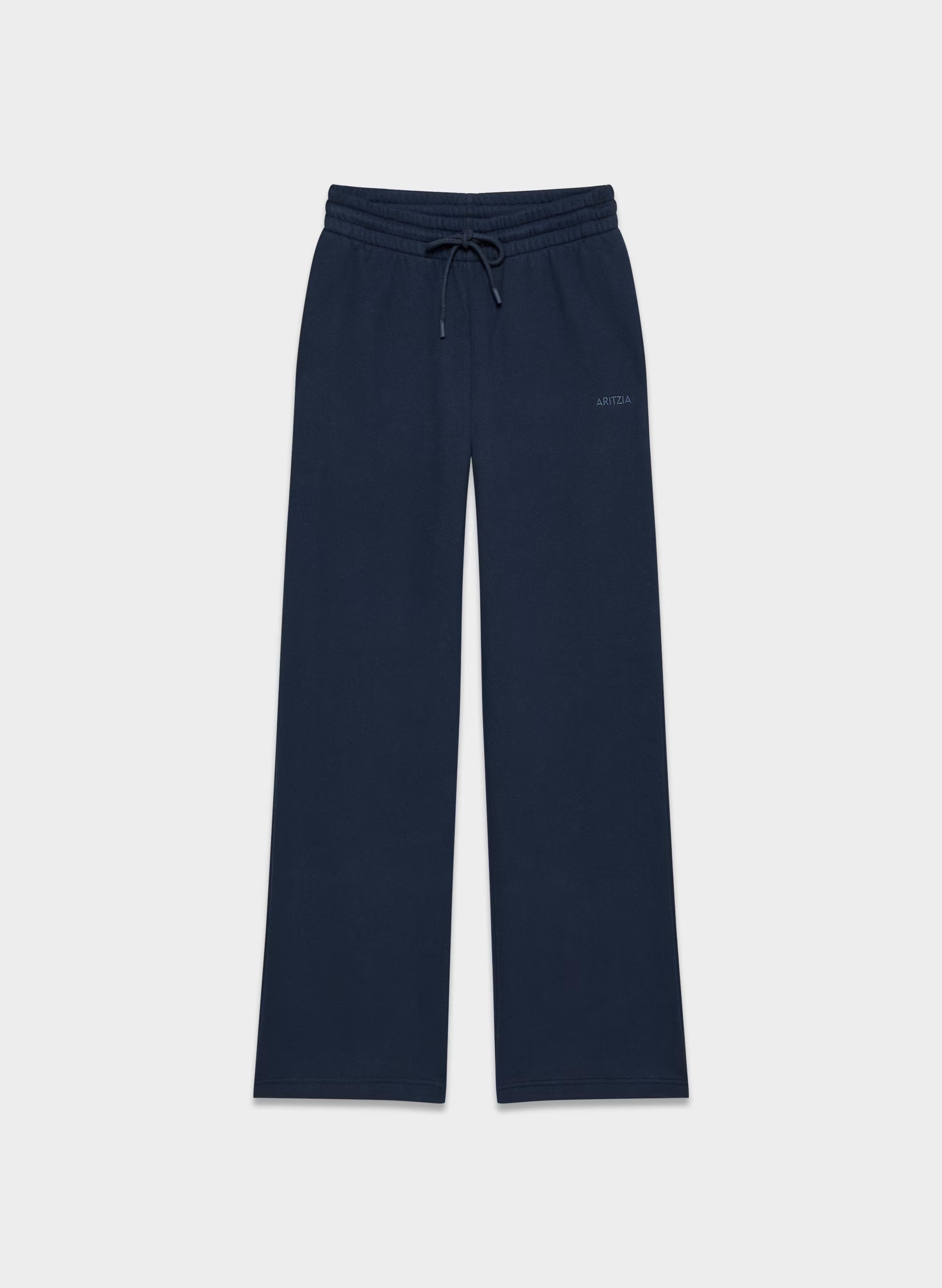 Cozy Sweatfleece Boyfriend Wide Sweatpant - ADMIRAL