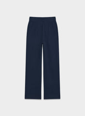 Cozy Sweatfleece Boyfriend Wide Sweatpant - ADMIRAL