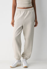Cozy Sweatfleece Mega Jogger - HEATHER ECRU