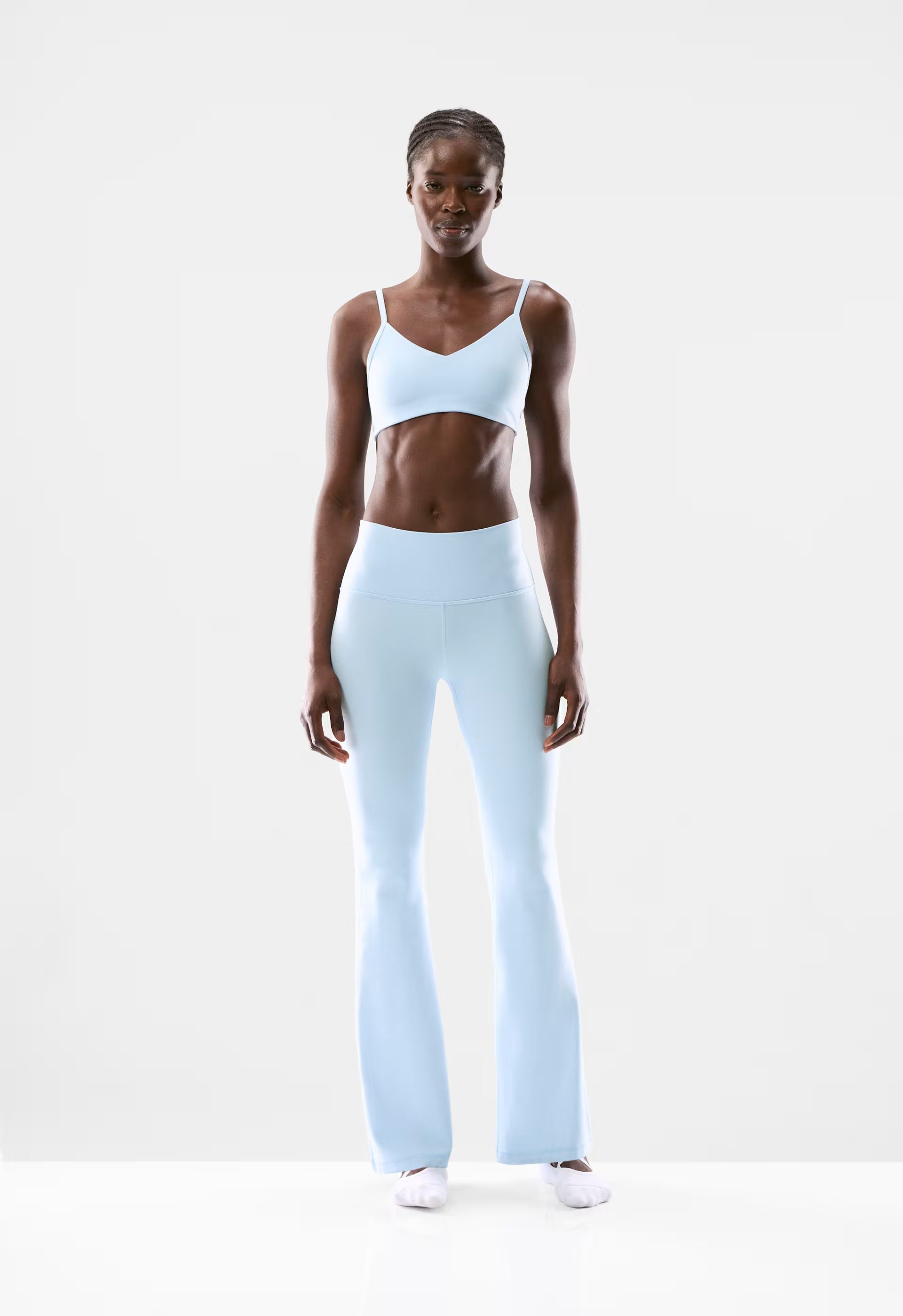 BUTTER Cheeky Hi-Rise Flare 32" Legging - VILLA BLUE