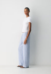 AirPlush Cotton™ Sail Pant - LINSEY STRP FCH BL/WHT