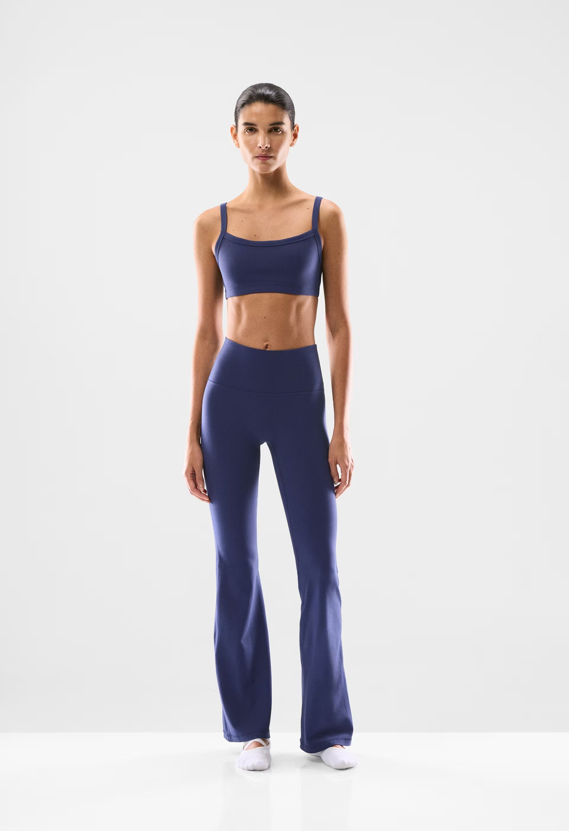 BUTTER Cheeky Infinite Hi Flare 32" Legging - HARBOUR NAVY