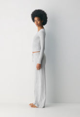 HomeStretch™ Smooth Kickback Pant - HEATHER CHROME