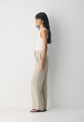 The Effortless Pant™ - PowerLinen™ - UNDYED DARK ECRU
