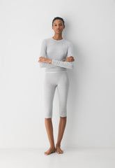 HomeStretch™ Smooth Lofi Capri - HEATHER CHROME