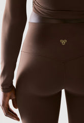 BUTTER Cheeky Infinite Hi Flare 30" Legging - RICH MOCHA BROWN