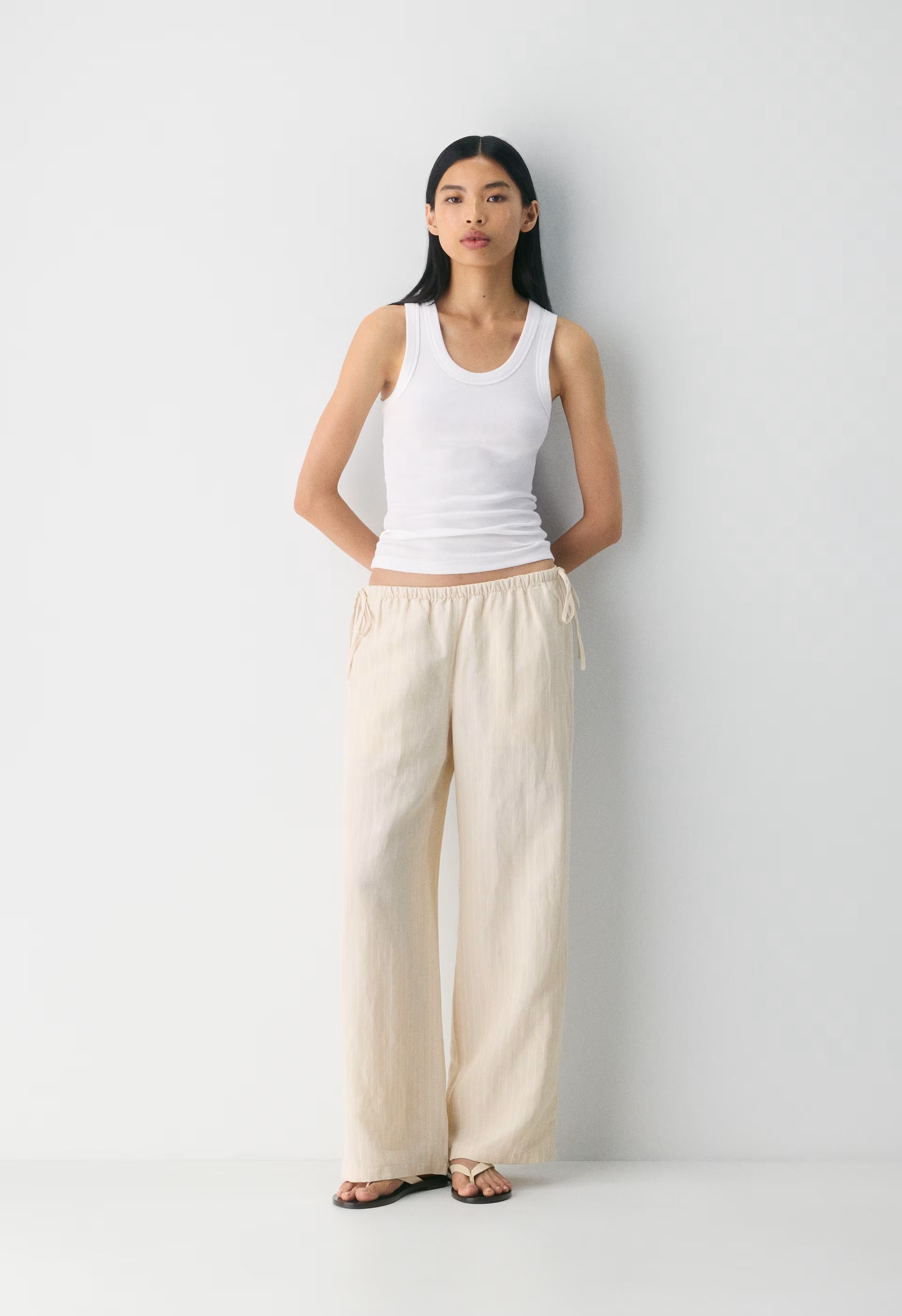 Artisan Pant - CruiseLinen™ - BYRD STRP NTRL ECR/OK