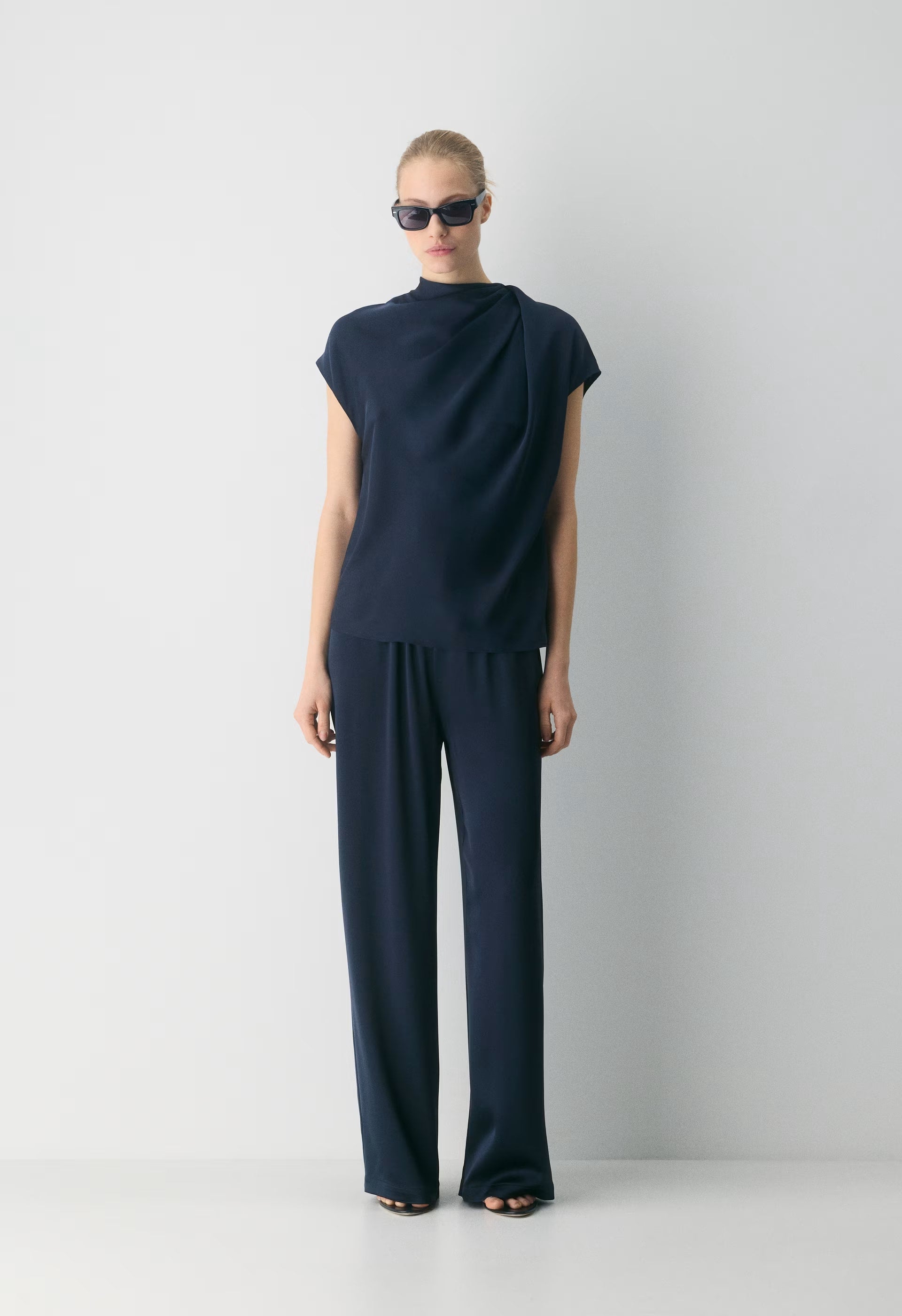 Archer Satin Pant - ADMIRAL