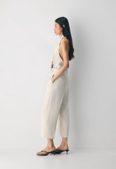 The Effortless Pant™ Cropped - Crepette™ - METROPOLIS BEIGE