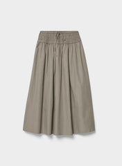 Vetiver Poplin Skirt - TURNER TAUPE