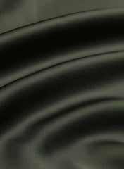 Henrietta Satin Skirt - FLINT GRN/BLCK