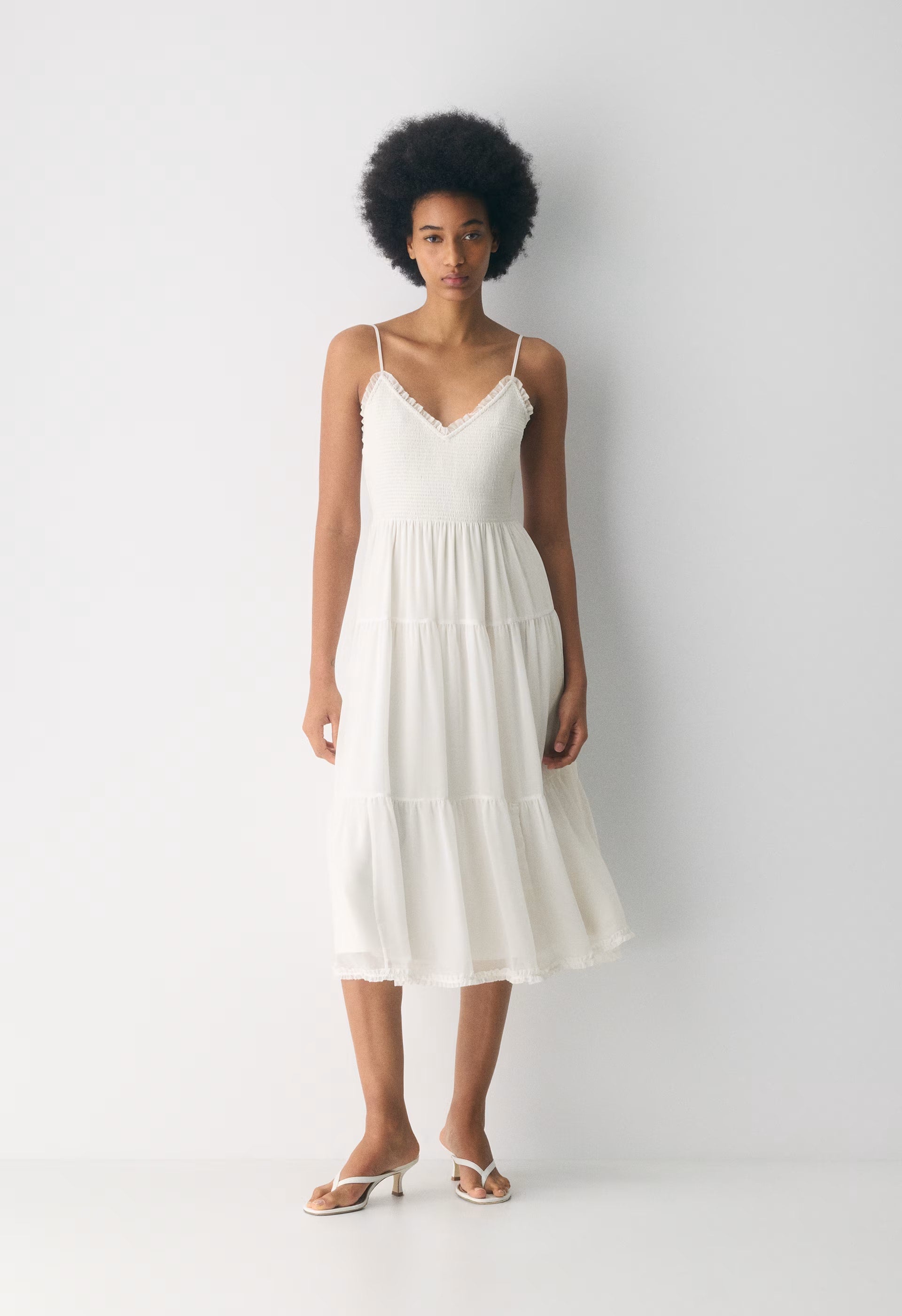 Tuberose Dress - LIGHT BIRCH