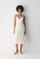 Tuberose Dress - LIGHT BIRCH