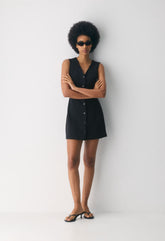 Aria Dress - Crepetteâ„¢ - BLACK