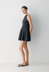 Proxy Linen Dress - ADMIRAL